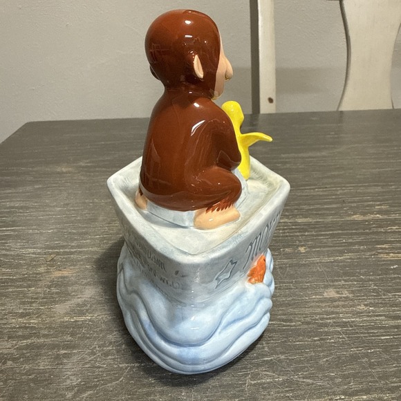 Curious George Ceramic Figurine | Morning Star Boat 1997-Working - Picture 3 of 6
